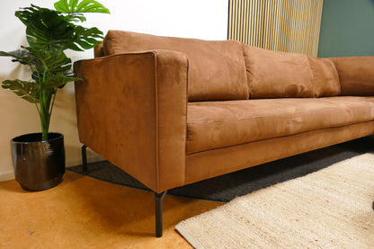 Refurbished Troubadour Hoekbank Roestbruin
