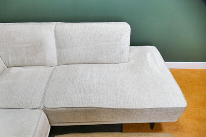Refurbished Loods 5 Hoekbank Beige Creme