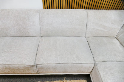 Refurbished Loods 5 Hoekbank Beige Creme