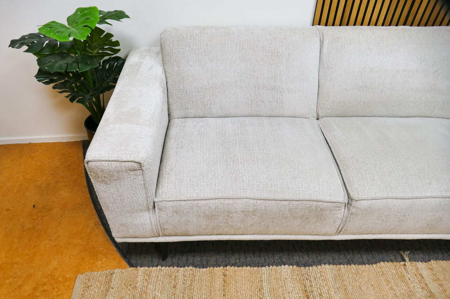 Refurbished Loods 5 Hoekbank Beige Creme