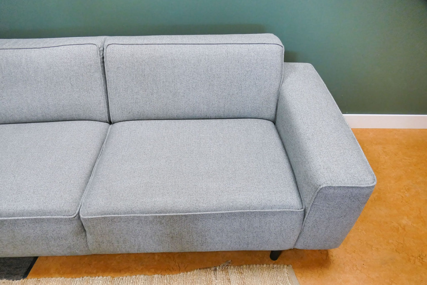Refurbished Inhouse Hoekbank Mint Grijs