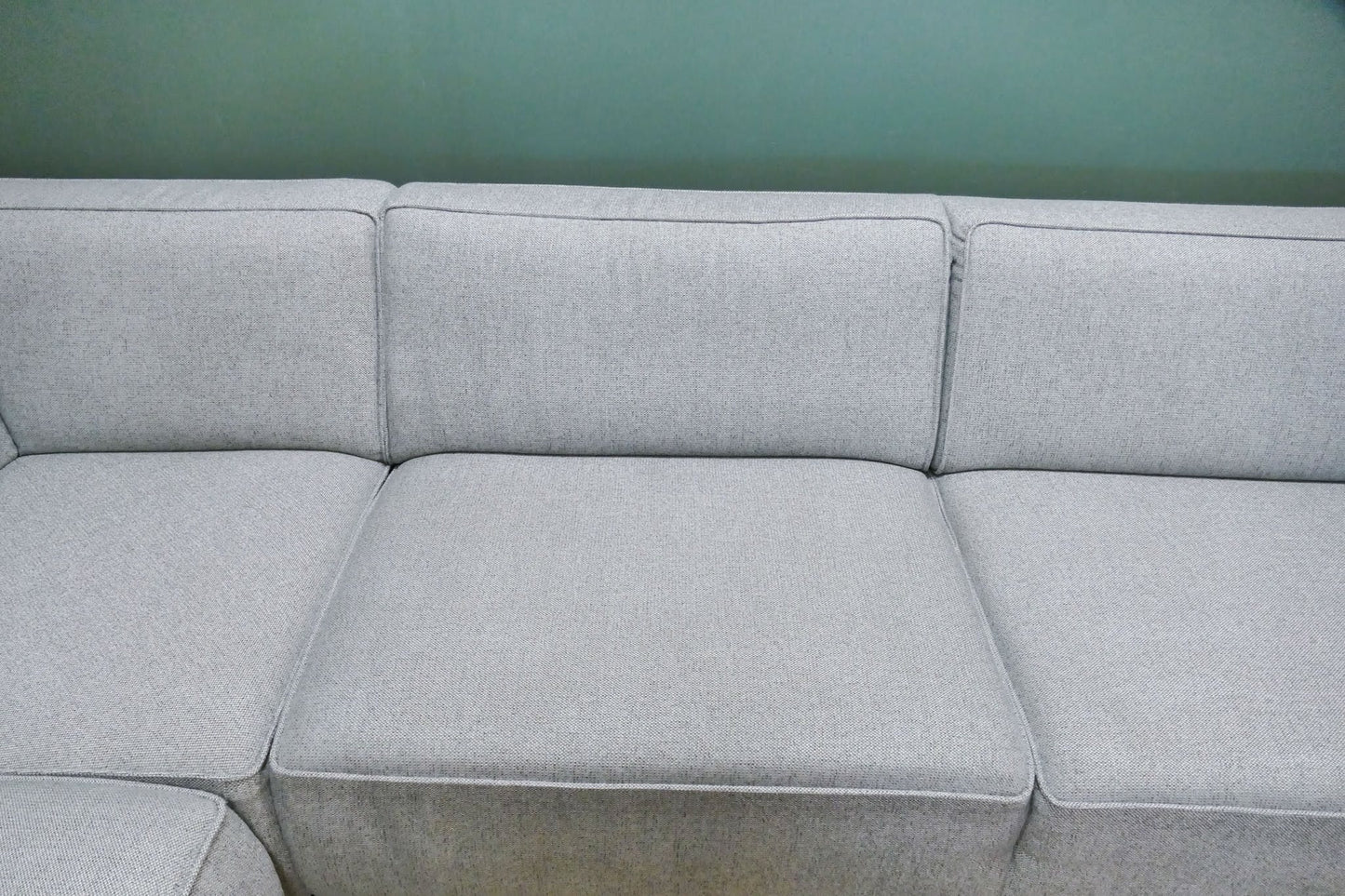 Refurbished Inhouse Hoekbank Mint Grijs