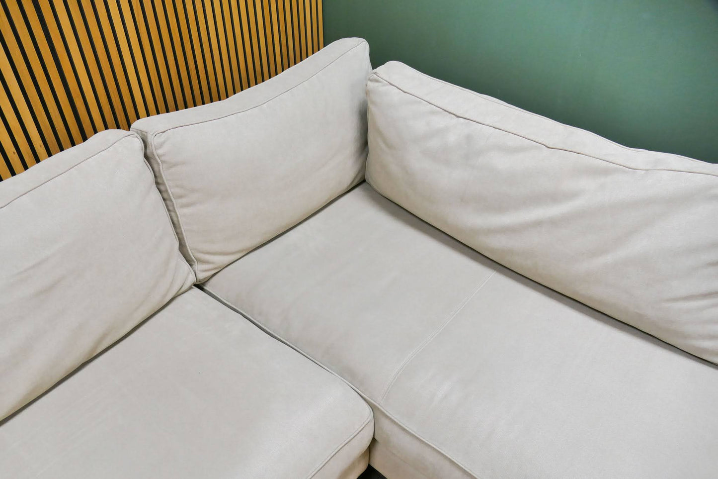 Refurbished Hoekbank Beige Soof's Interieur