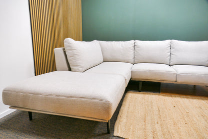 Refurbished Hoekbank Passe Partout Gianni Beige