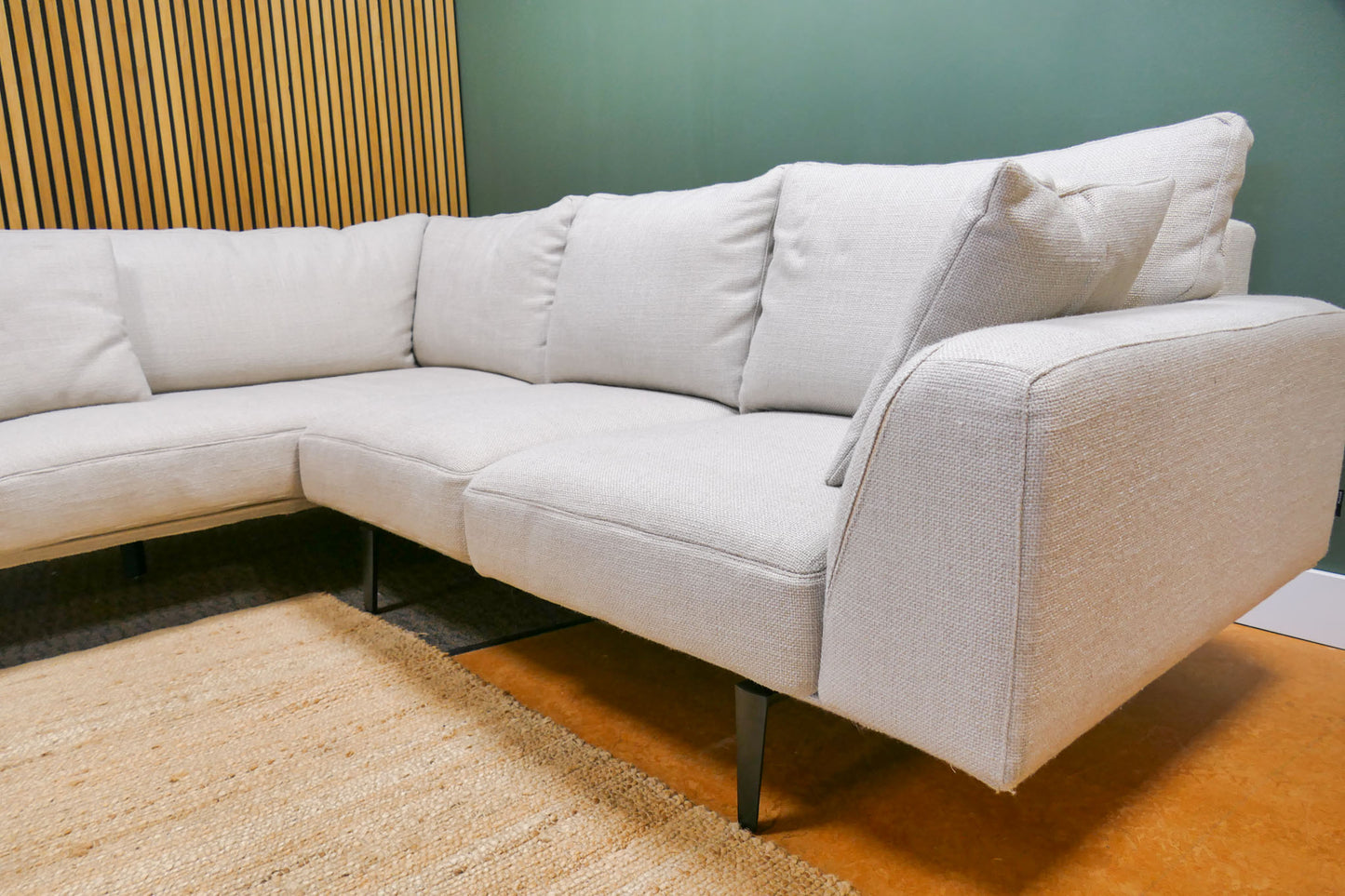 Refurbished Hoekbank Passe Partout Gianni Beige