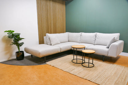 Refurbished Hoekbank Passe Partout Gianni Beige