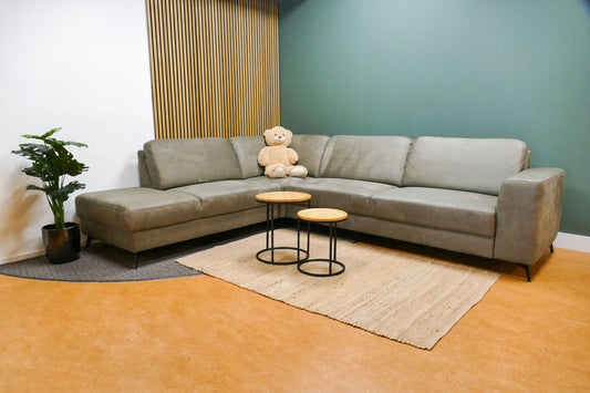 Refurbished Hoekbank Microvezel Groen