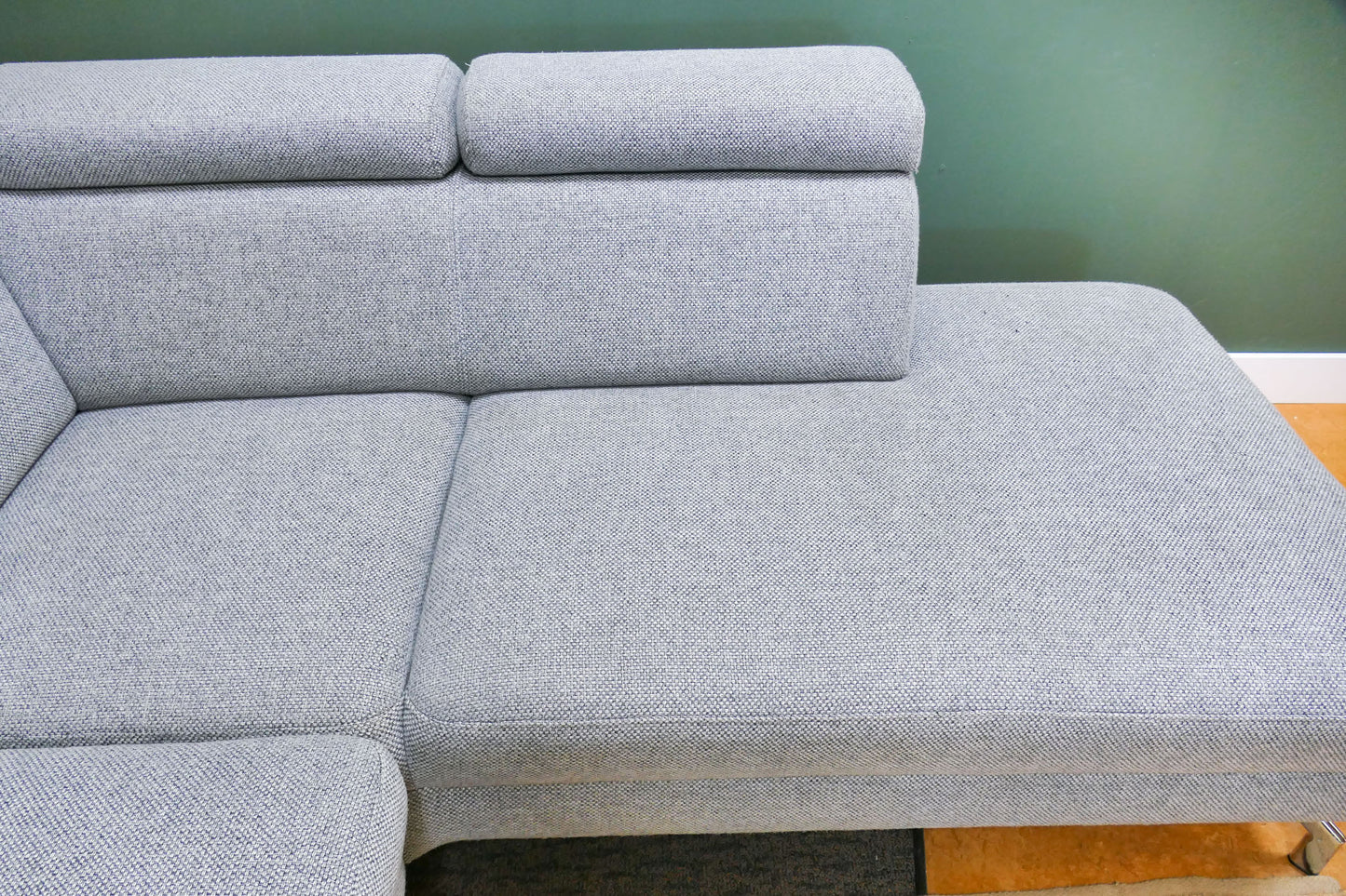 Refurbished Montel Hoekbank Chicago Lichtgrijs