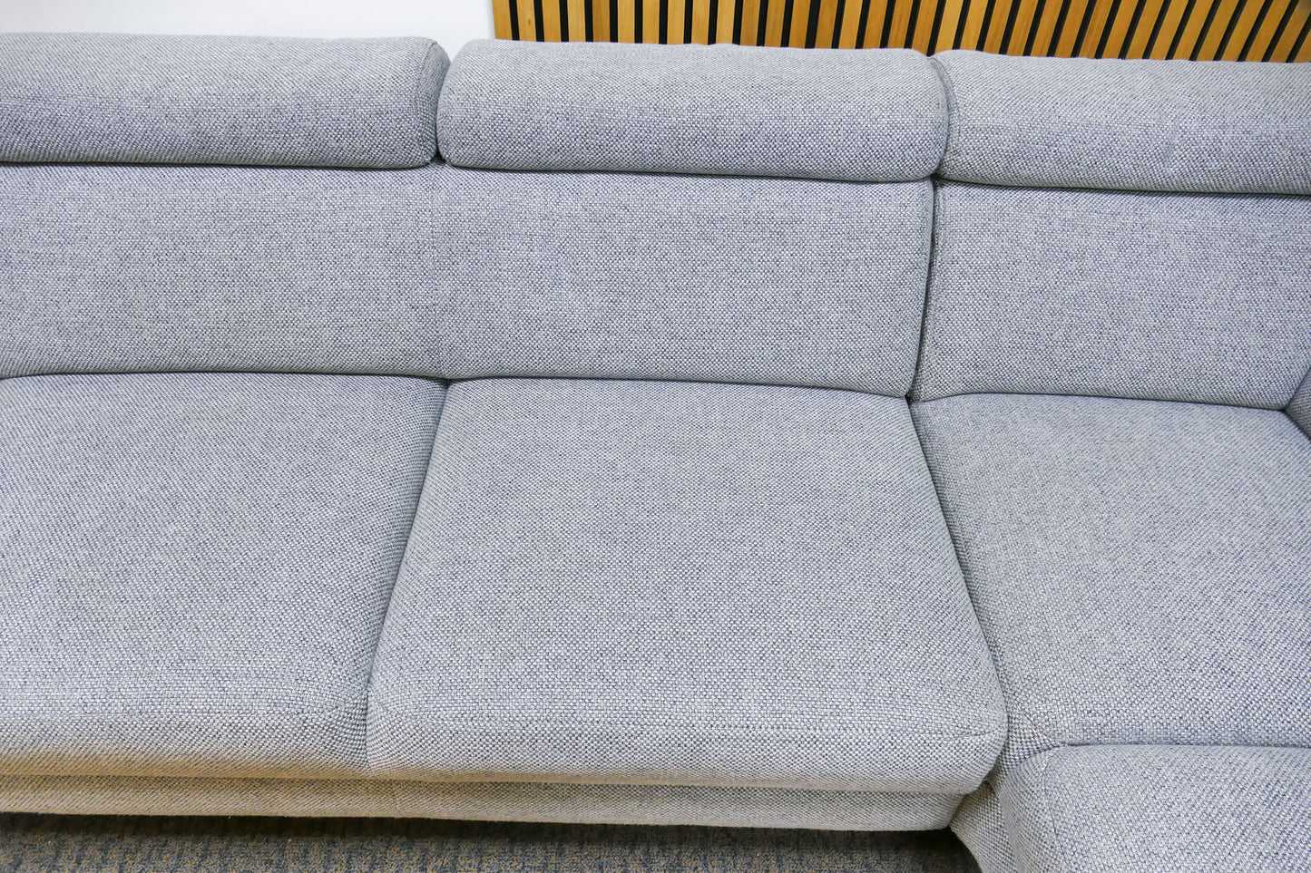 Refurbished Montel Hoekbank Chicago Lichtgrijs