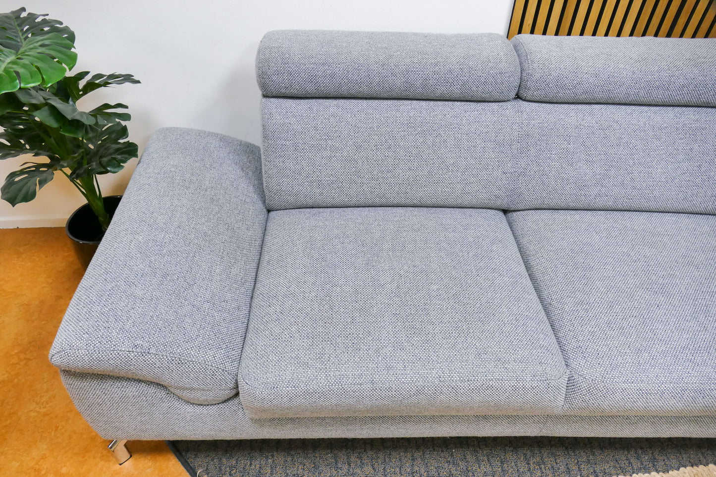 Refurbished Montel Hoekbank Chicago Lichtgrijs