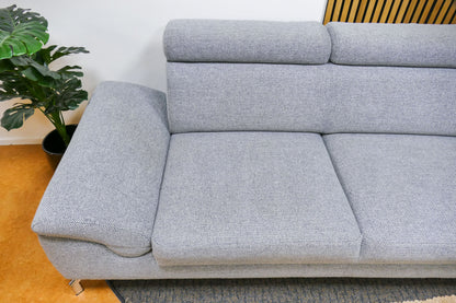 Refurbished Montel Hoekbank Chicago Lichtgrijs