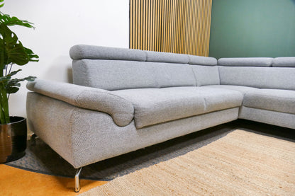 Refurbished Montel Hoekbank Chicago Lichtgrijs