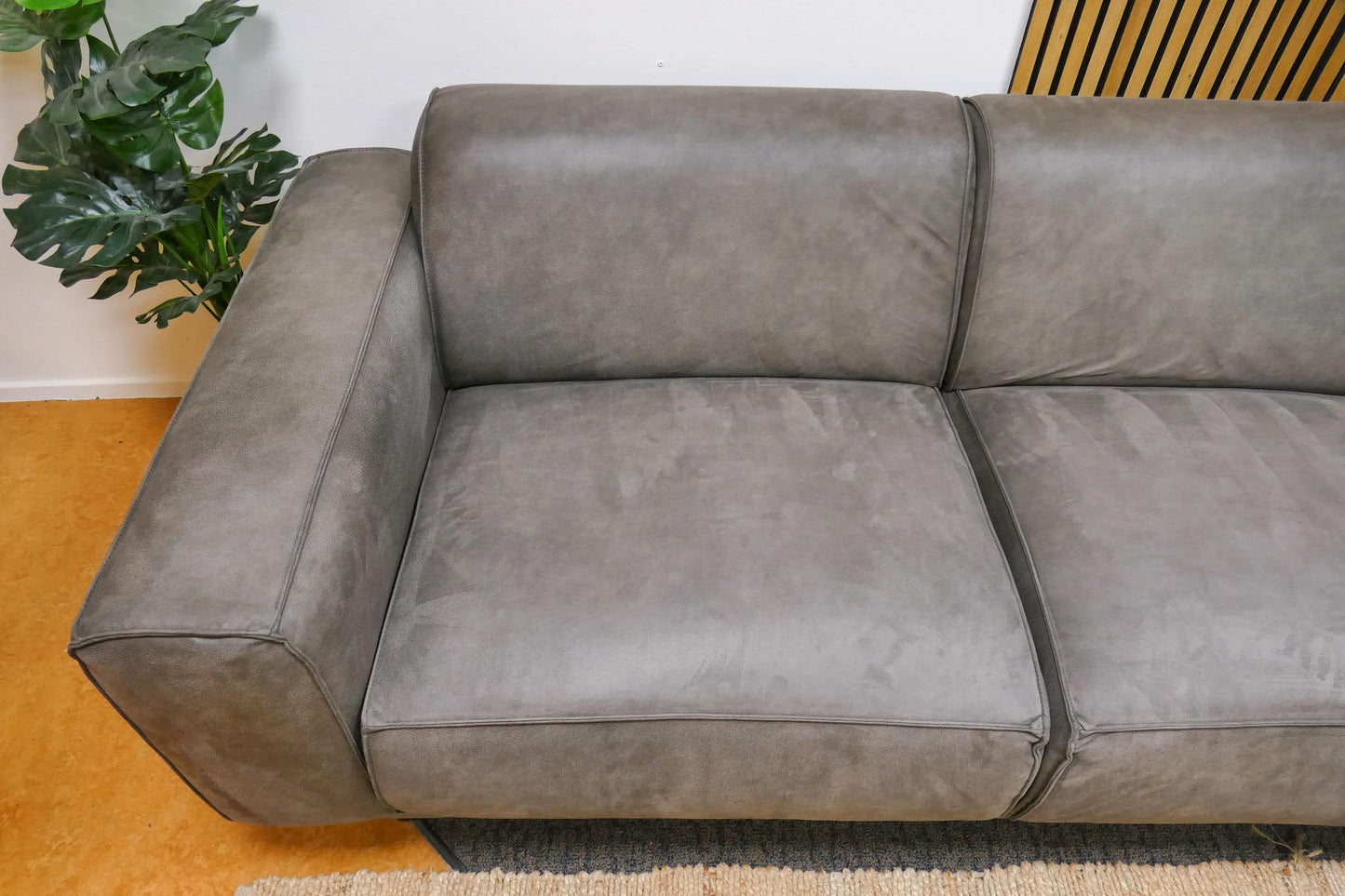 Refurbished Hoekbank BePureHome Statement Microvezel Bruin