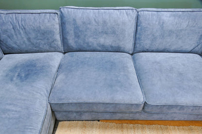 Refurbished Hoekbank Blauw Label 67