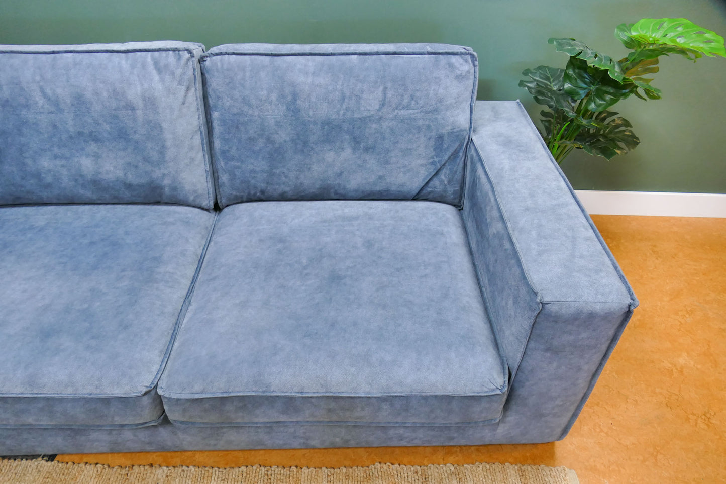 Refurbished Hoekbank Blauw Label 67
