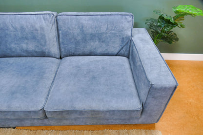 Refurbished Hoekbank Blauw Label 67