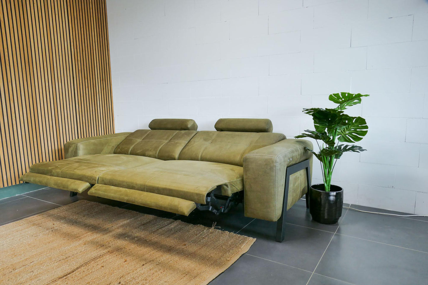 Refurbished Rechte 3-zits bank elektrisch verstelbaar De Bommel