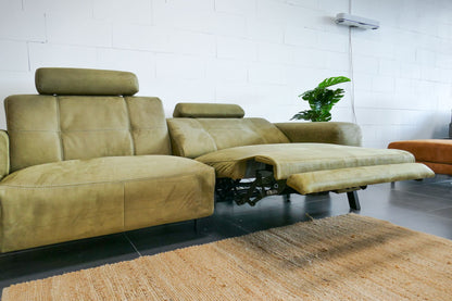 Refurbished Rechte 3-zits bank elektrisch verstelbaar De Bommel