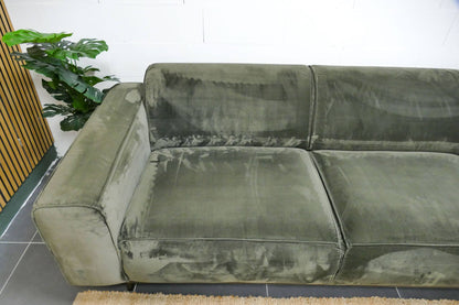 Refurbished Hoekbank BePureHome Velvet Groen