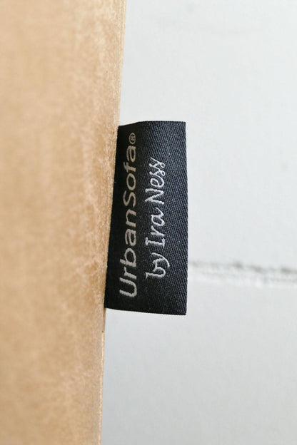 Refurbished Hoekbank Urban Sofa Microvezel Cognac Bruin