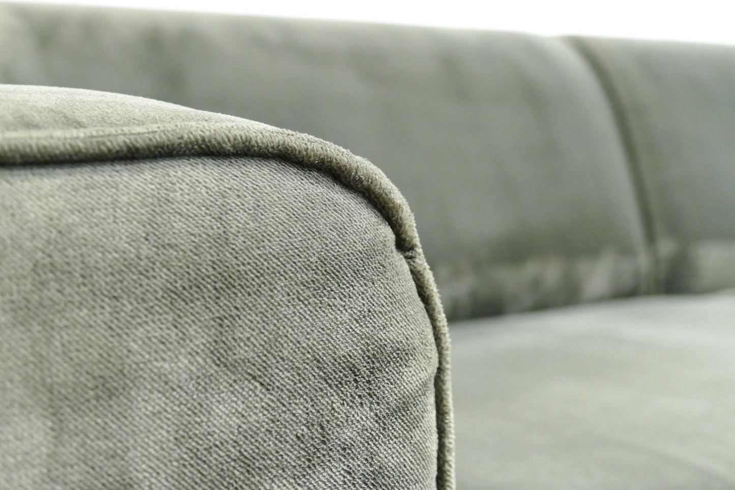 Refurbished Hoekbank BePureHome Velvet Groen