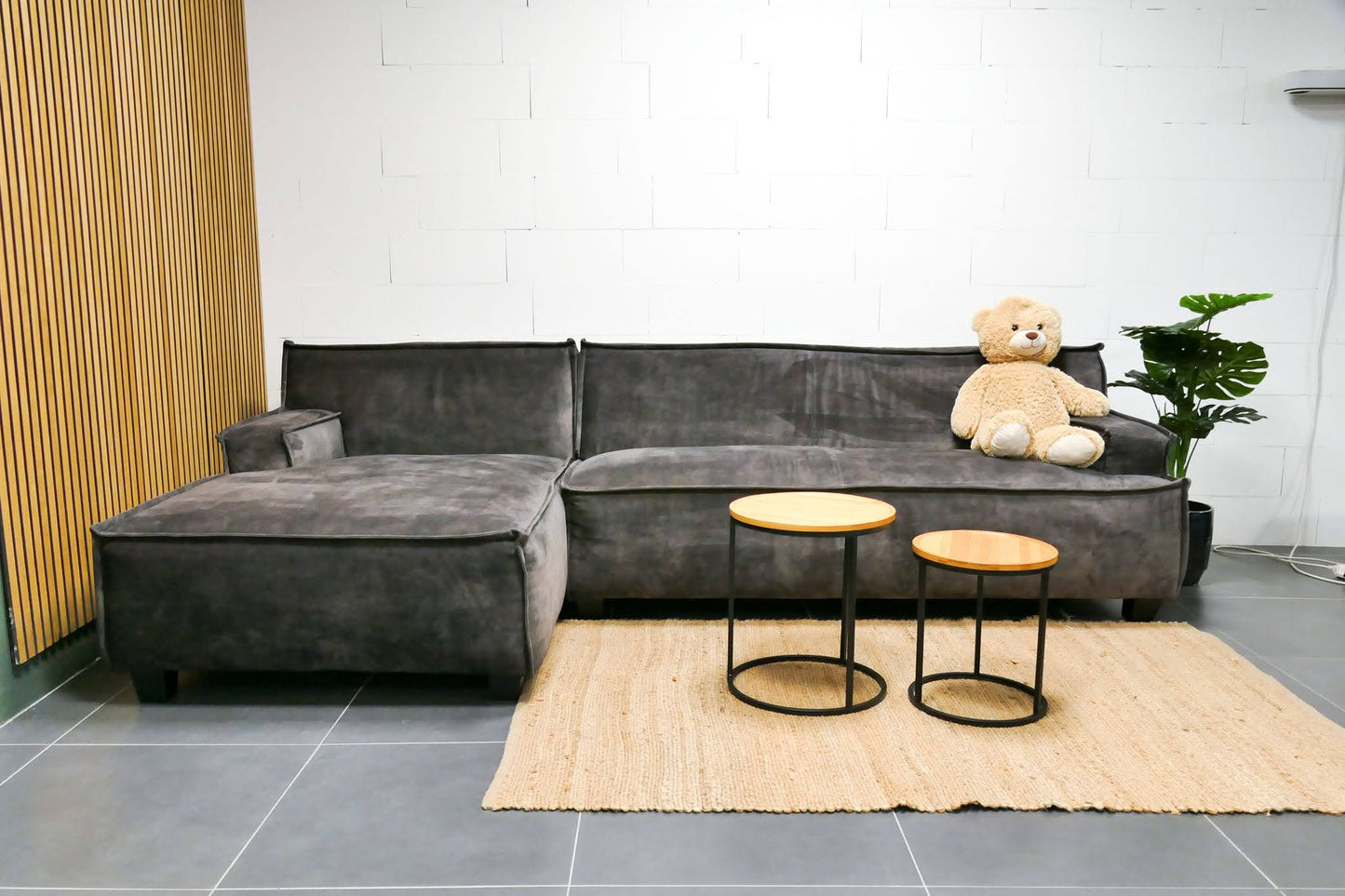 Refurbished Lounge bank Antraciet SoTrue