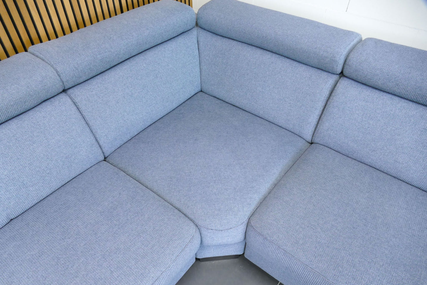 Refurbished Hoekbank De Bommel Blauw grijs
