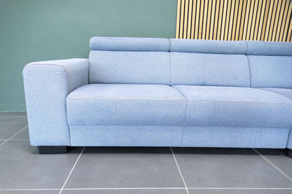 Refurbished Hoekbank De Bommel Blauw grijs