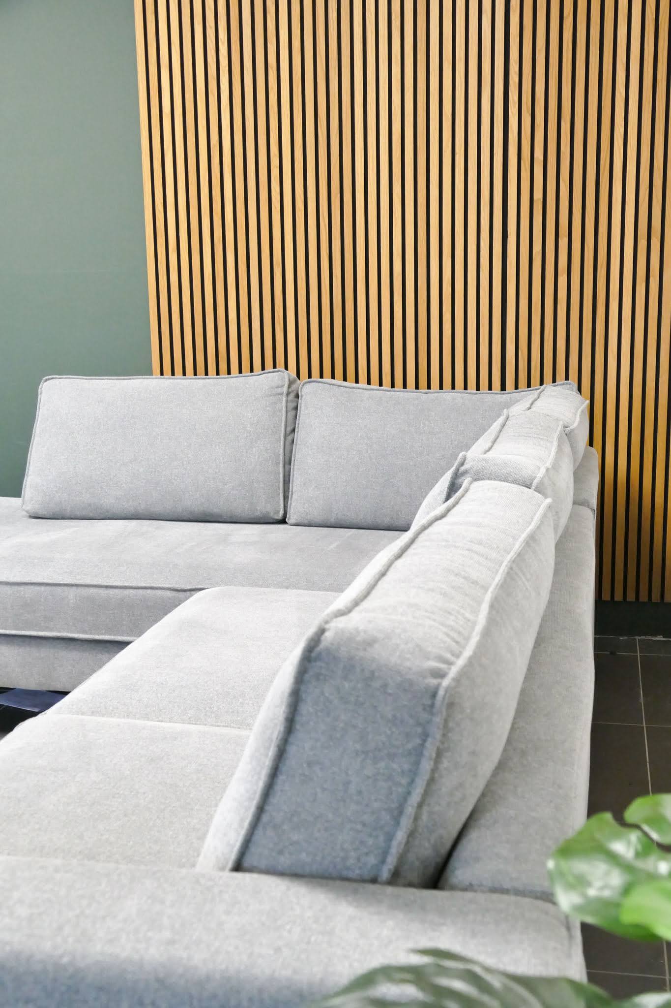 Refurbished Hoekbank Zitmaxx Lichtgrijs