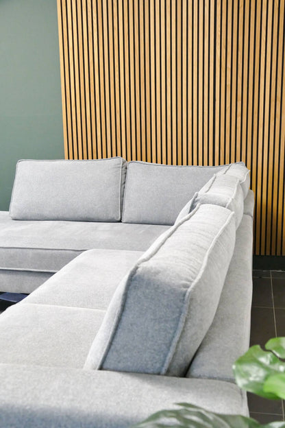 Refurbished Hoekbank Zitmaxx Lichtgrijs