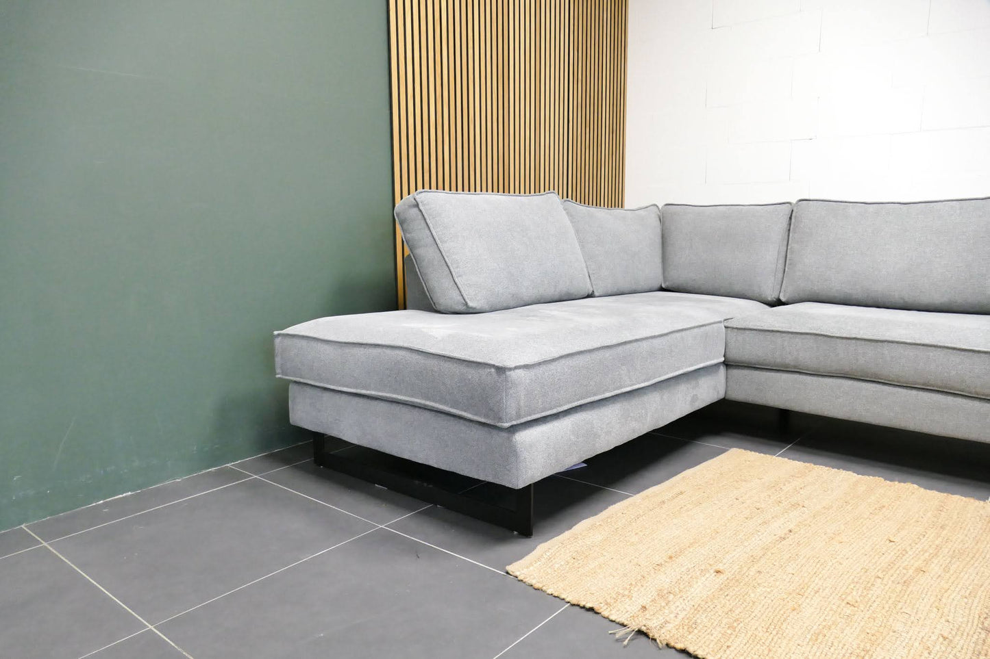 Refurbished Hoekbank Zitmaxx Lichtgrijs