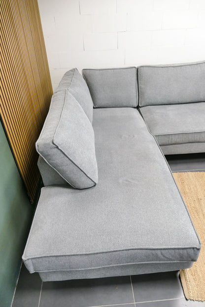 Refurbished Hoekbank Zitmaxx Lichtgrijs