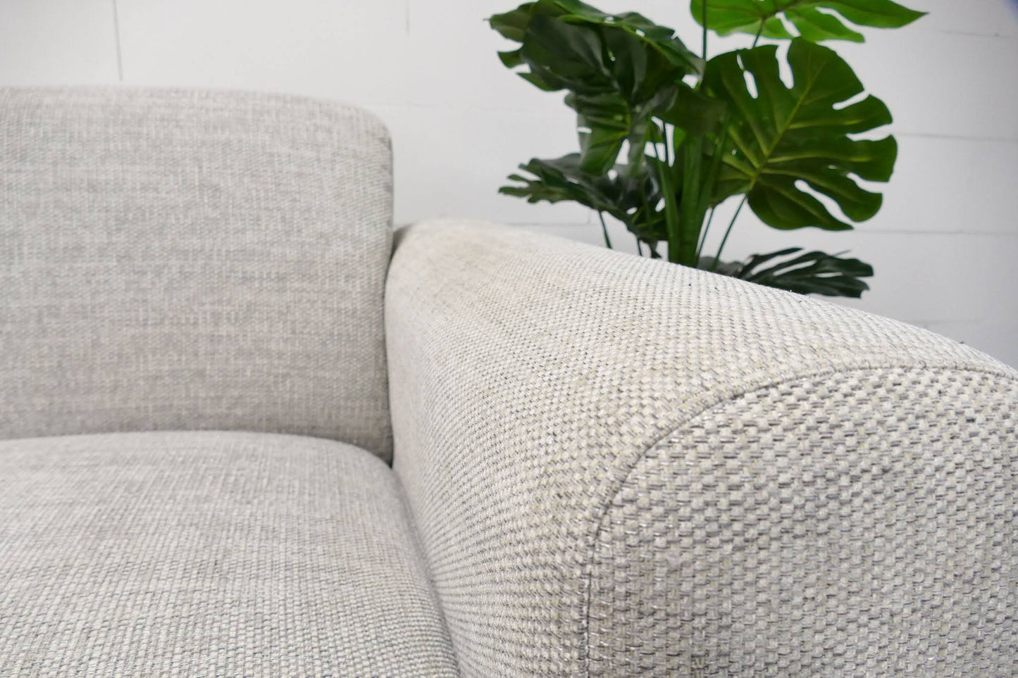 Refurbished Hoekbank Greige DFS