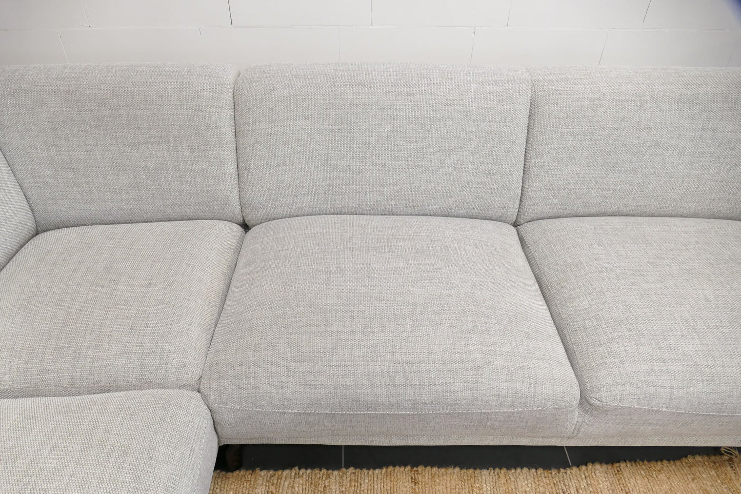 Refurbished Hoekbank Greige DFS