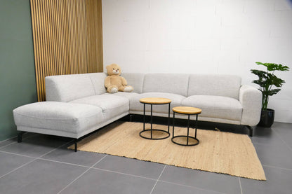 Refurbished Hoekbank Greige DFS