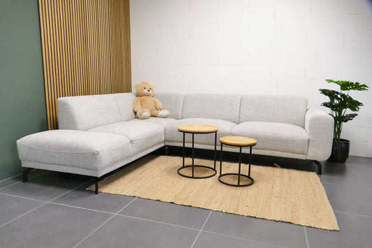 Refurbished Hoekbank Greige DFS