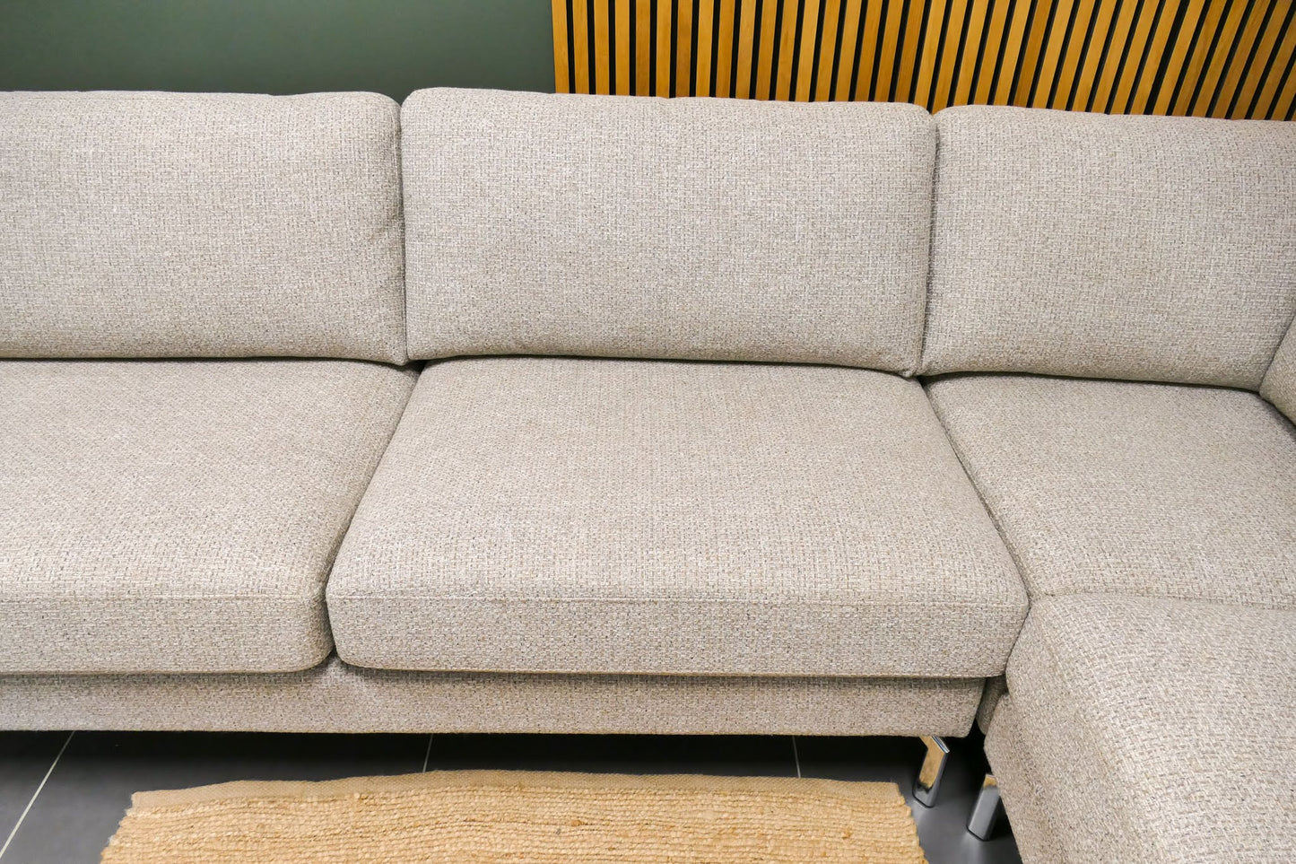 Refurbished Hoekbank Groot Beige