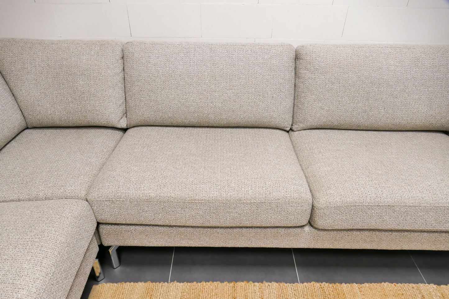 Refurbished Hoekbank Groot Beige