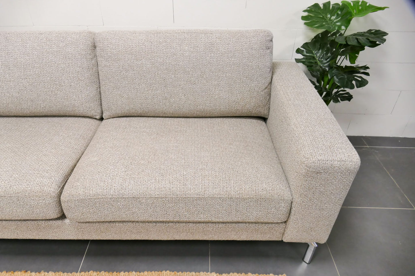 Refurbished Hoekbank Groot Beige