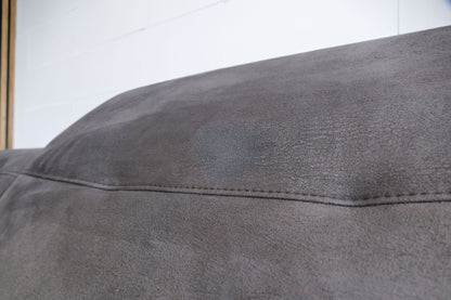 Refurbished Hoekbank Bayfield antraciet verstelbare hoofdsteunen