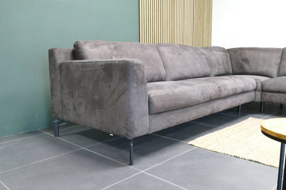 Refurbished Hoekbank Montel Montelex Antraciet