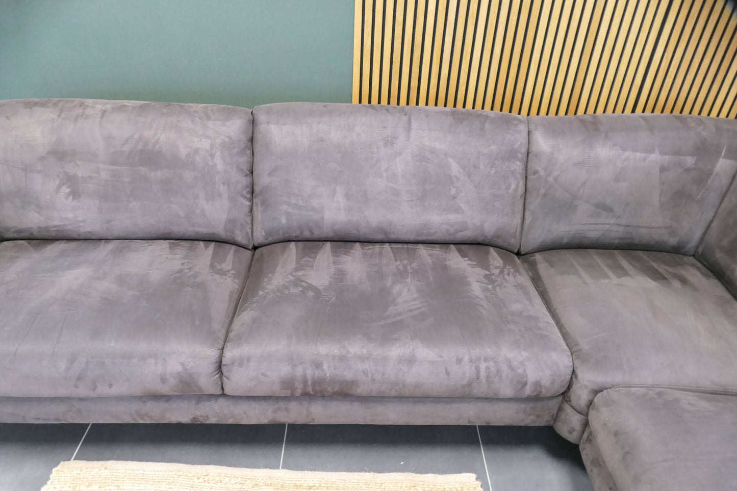 Refurbished Hoekbank Montel Montelex Antraciet