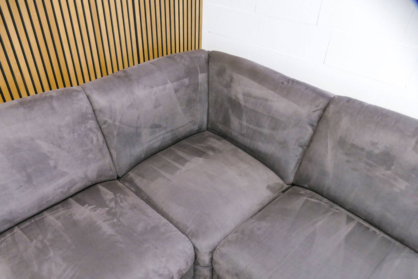 Refurbished Hoekbank Montel Montelex Antraciet