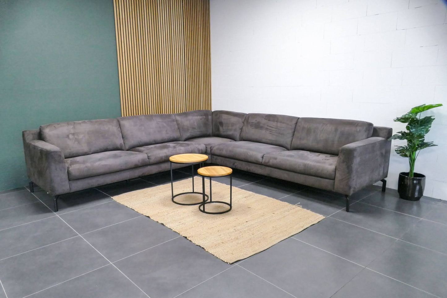 Refurbished Hoekbank Montel Montelex Antraciet