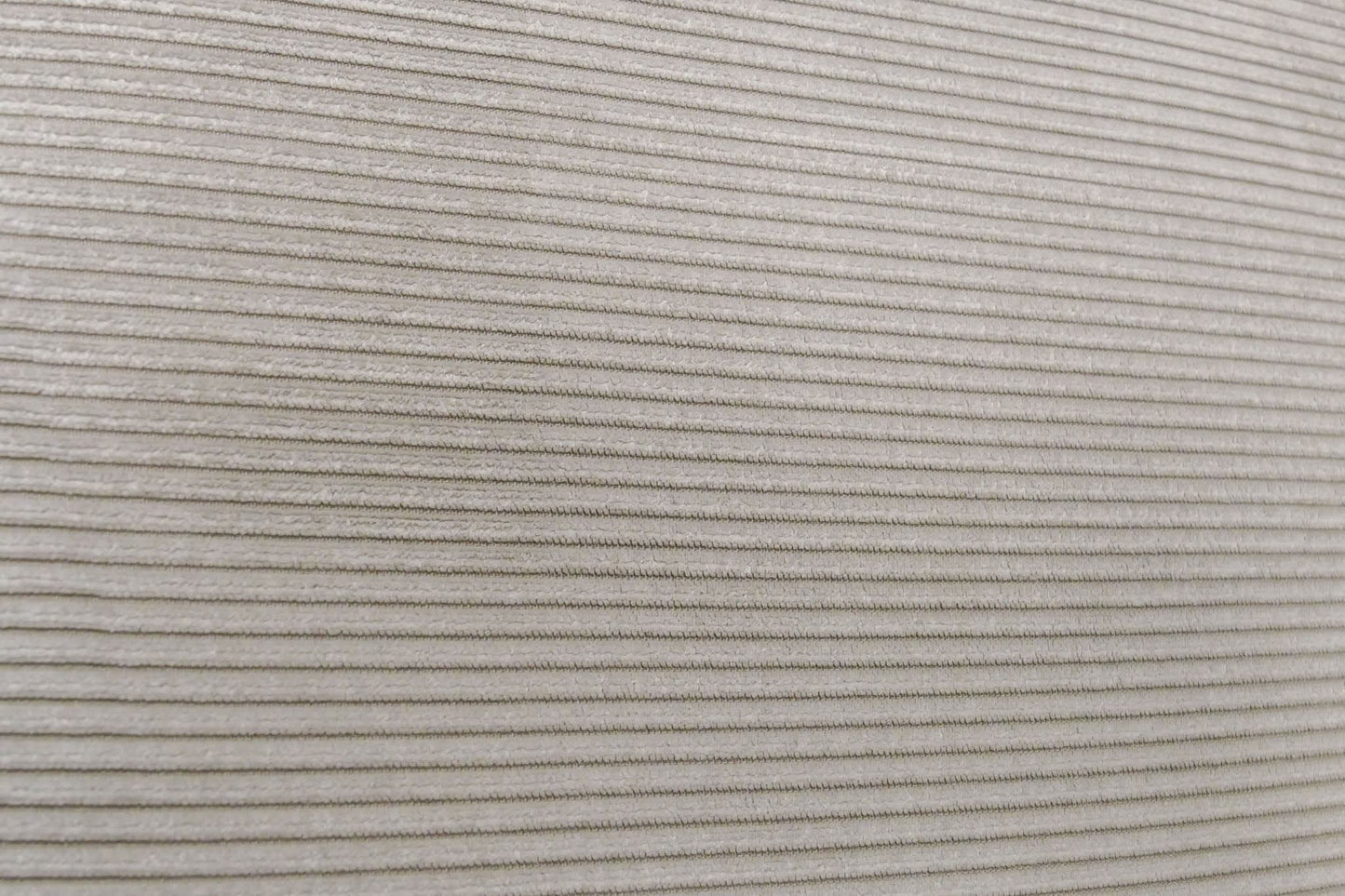 Refurbished Hoekbank Bysidde Ribstof Beige