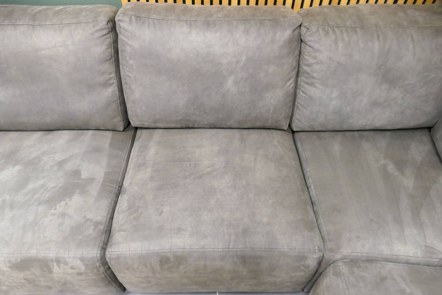 Grote U-bank Haco Antraciet microvezel