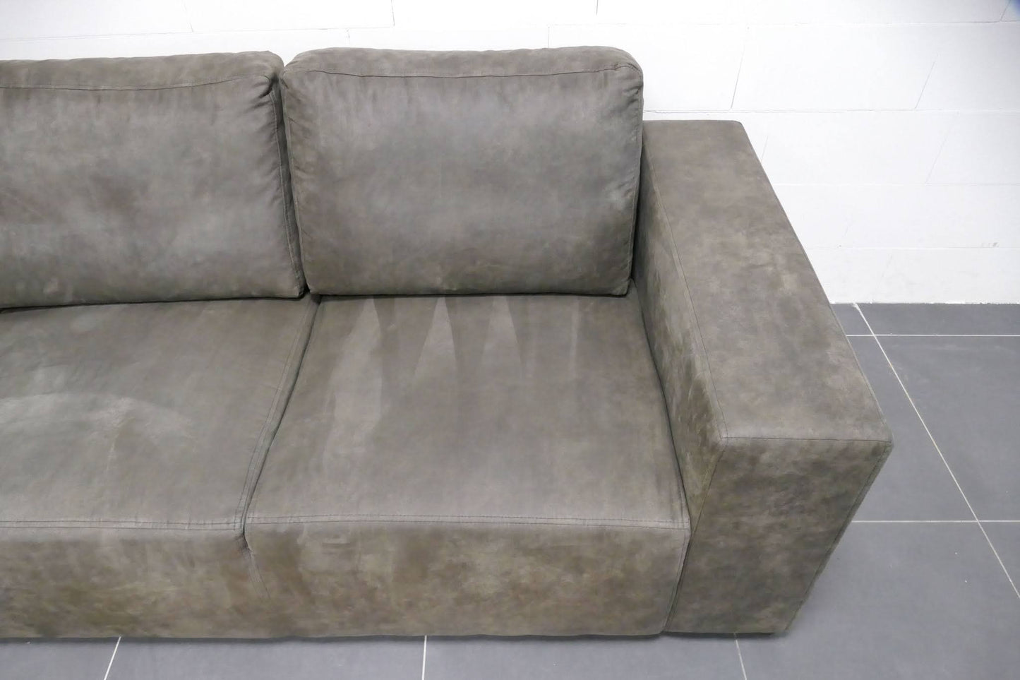 Grote U-bank Haco Antraciet microvezel