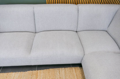 Refurbished Montel Hoekbank Viano Lichtgrijs