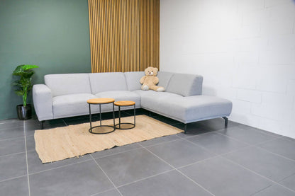 Refurbished Montel Hoekbank Viano Lichtgrijs