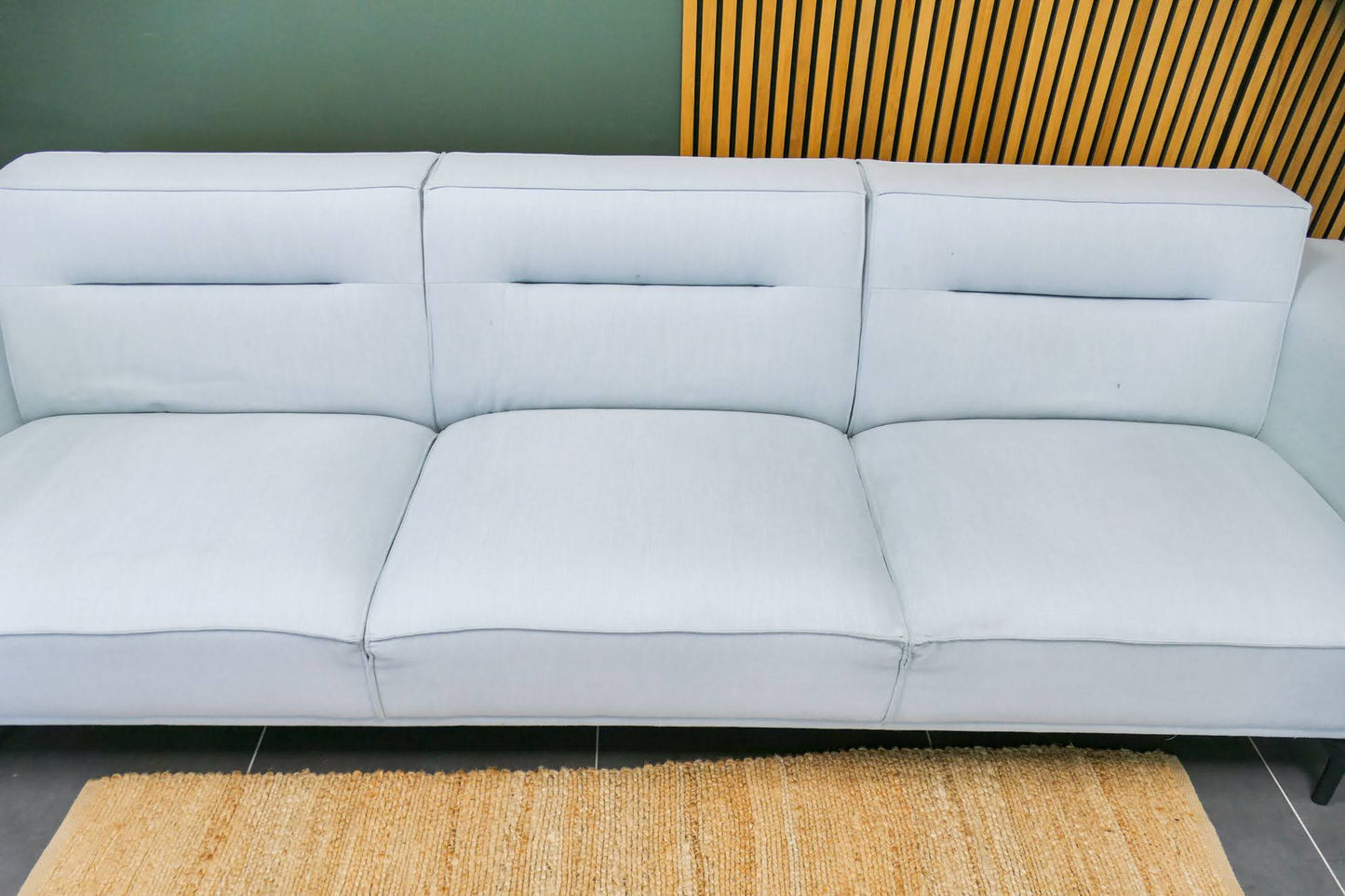 Refurbished 4-zitsbank Loods 5 Babyblauw